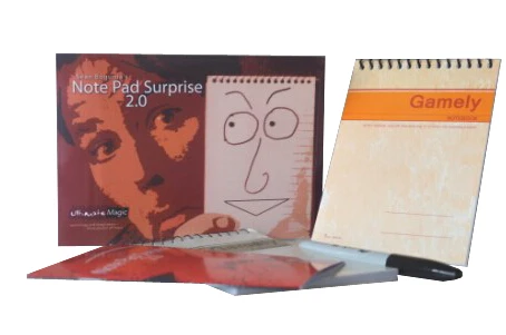 Note Pad Surprise 2 0-волшебный трюк волшебные аксессуары Магия Крупным планом новый