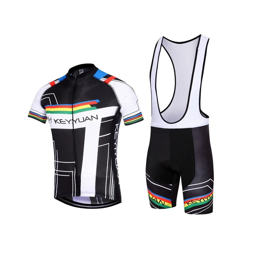 Летние мужские 100% Полиэстер Велоспорт Roupa Ciclismo Велосипед Одежда С Коротким