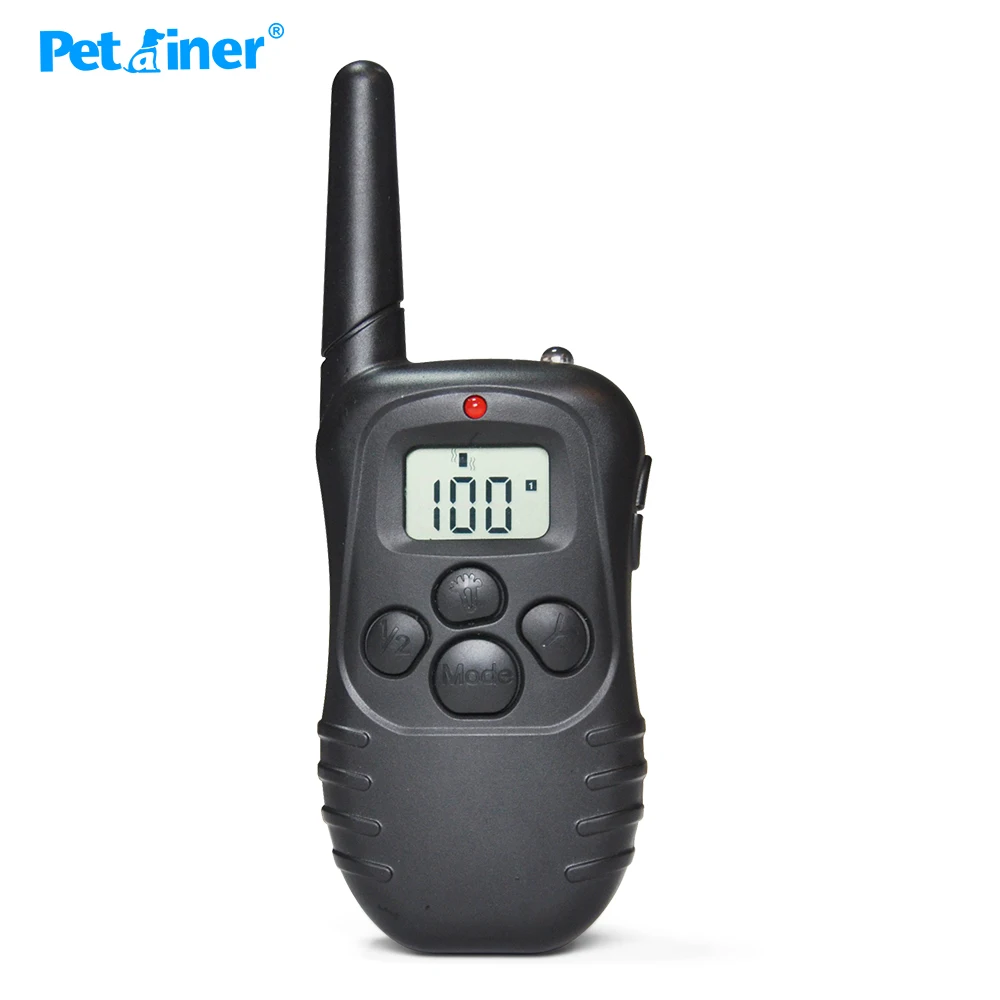 Petrainer 998D-1 пульт дистанционного управления 300 ошейник для дрессировки собак с дистанционным ЖК-дисплеем ошейник для дрессировки собак с электрическим током