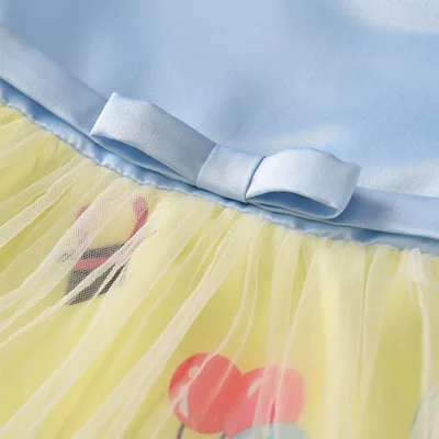 Baby girl princess dress cartoon balloon strap mesh dresses Christmas show casual clothing evening 2-7 years old | Детская одежда и