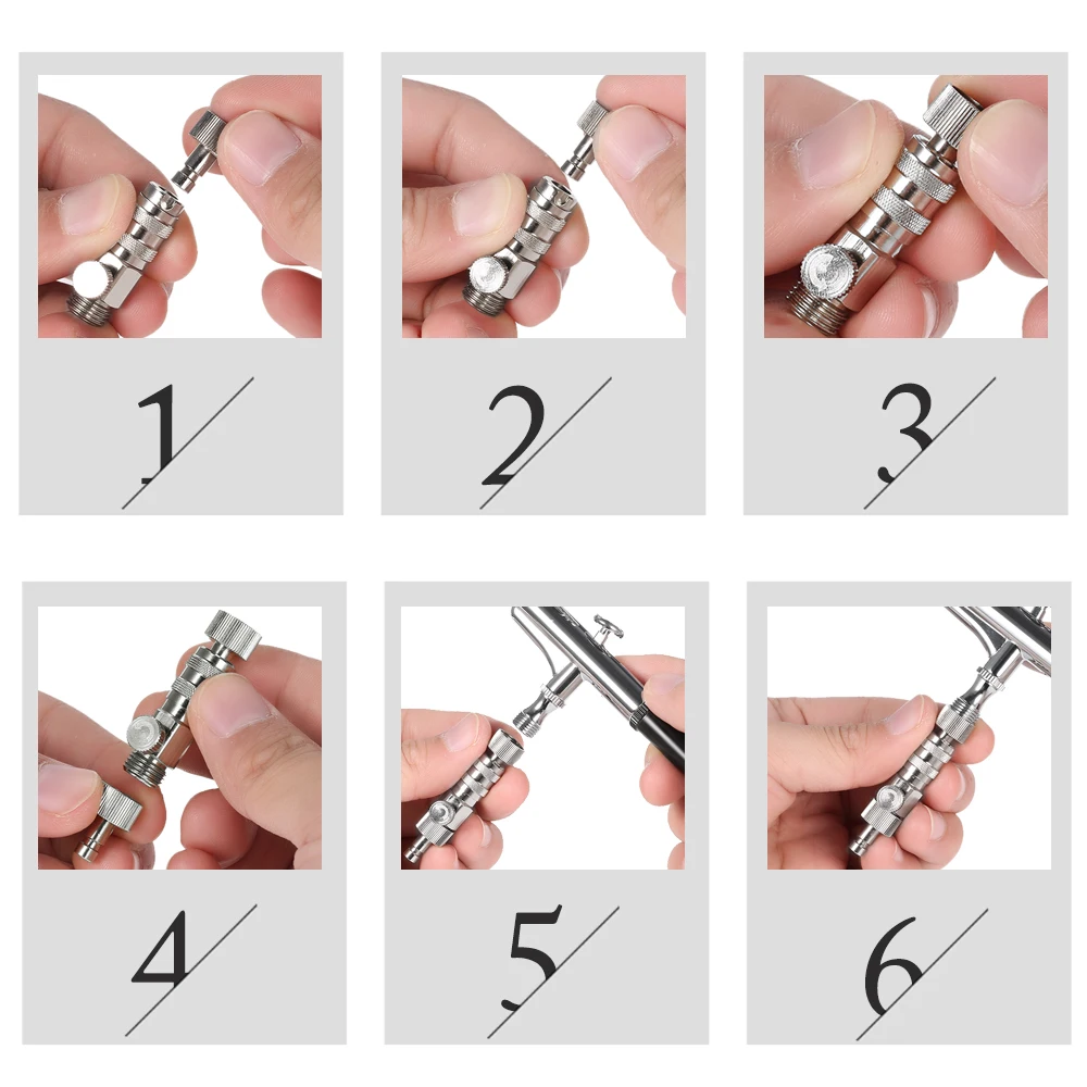 Аксессуары для аэрографа воздушные кисти быстро снимающимся креплением муфта