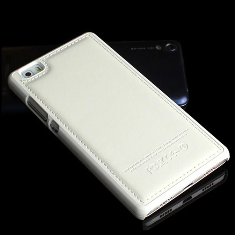 Оригинальный чехол для мобильного телефона Huawei Ascend P8 Lite задняя крышка кожаный