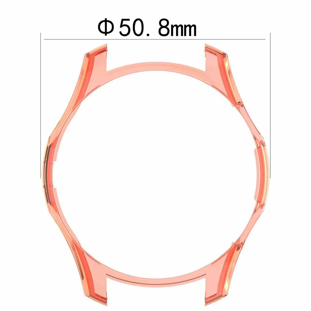 Прозрачный защитный чехол из поликарбоната для смарт часов Samsung Galaxy Watch 46 мм