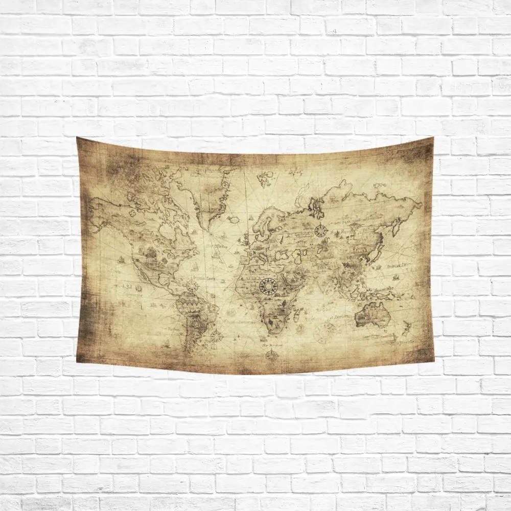 Глобальный декор мир Географические карты Винтаж Стиль Книги по искусству