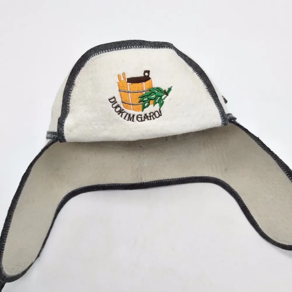 Баня шерстяная шапочка для сауны высокого качества (шапка сауны) (1