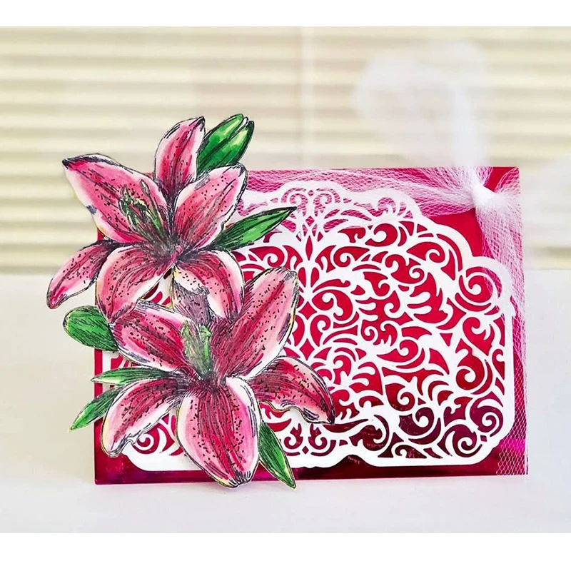 3pcs/set Splendid Swirls Metal Cutting Dies Stencils For DIY Scrapbooking Album Photo Paper Cards Craft Decoration New Emboss | Дом и сад