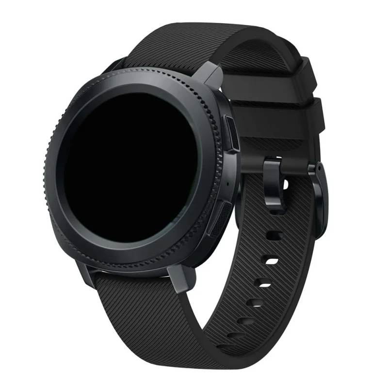 Ремешок силиконовый для Samsung Galaxy Watch Garmin Amazfit сменный Браслет наручных часов