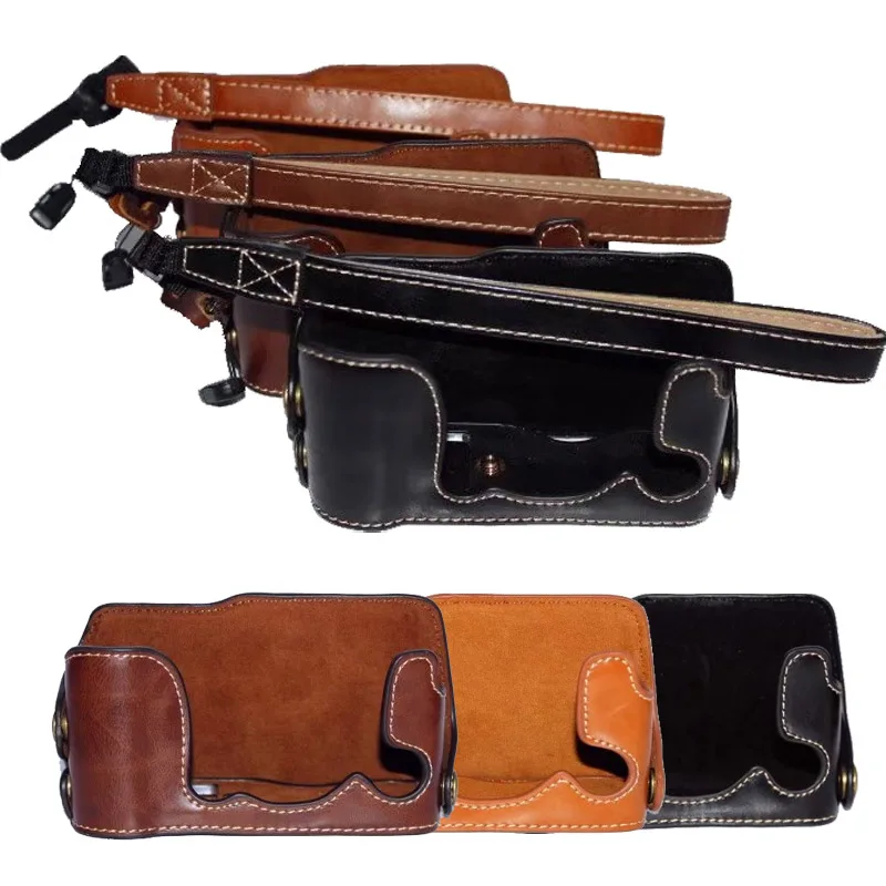 Винтажный чехол для видеокамеры из искусственной кожи Fujifilm Fuji XA3 XA 3 XA10 X A10