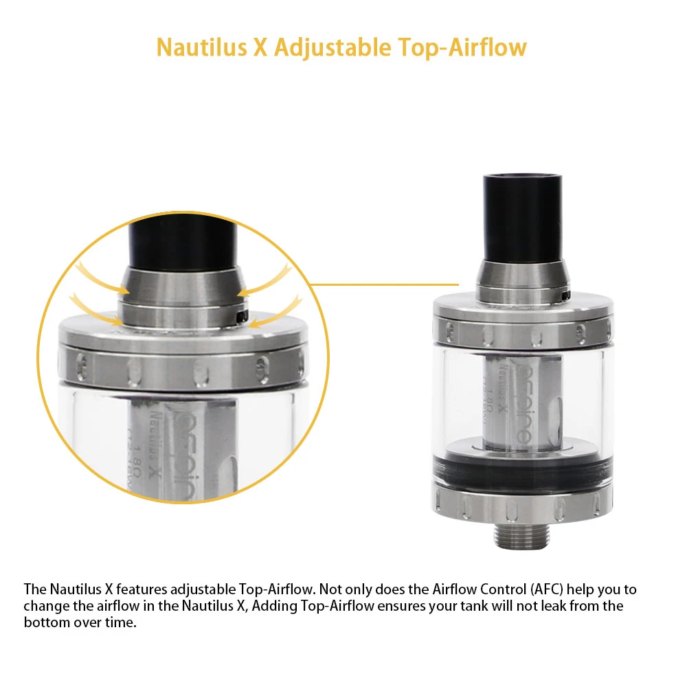 Ограничено! Aspire Nautilus X атомайзер tpd версия 2 мл емкость танк с u техническая катушка