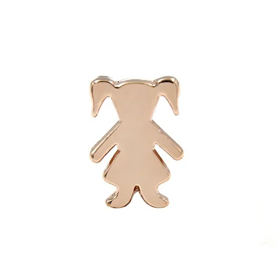 Rose Gold Girl YUKAM Slider серебро розовое золото Семья навсегда мама папа сестра мальчики девочки слайд талисманы хранитель для сетчатых браслетов DIY ювелирных изделий - Окраска металла: Rose Gold Girl