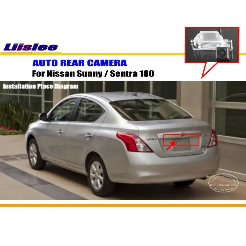 

Автомобильная камера заднего вида для Nissan Sunny Sentra 180 парковочная HD CCD RCA NTST PAL CAM