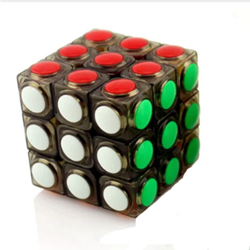 Прозрачный магический куб 3x3x3 скоростной кубик головоломка игровой