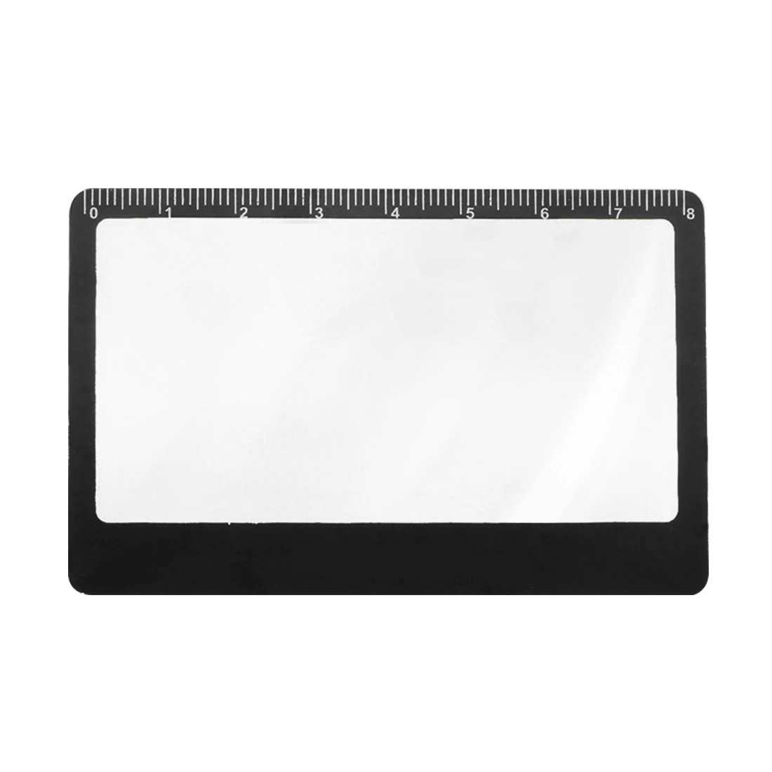 Портативное увеличительное стекло с картой 3 увеличениями ультратонкое для