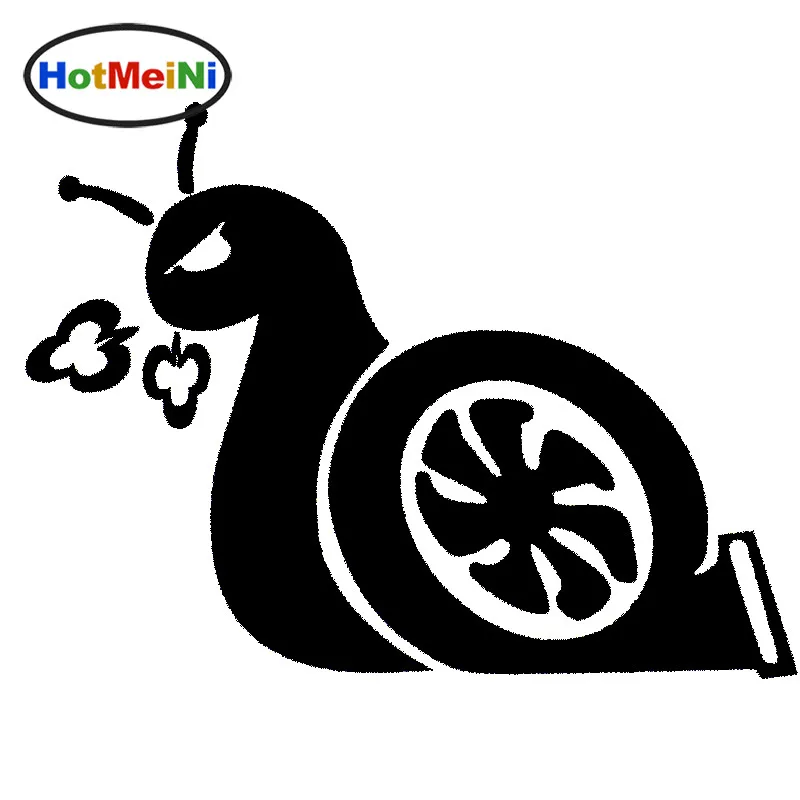 Веселые наклейки для автомобиля HotMeiNi 13*9 5 см с надписями Улитка JDM аксессуары