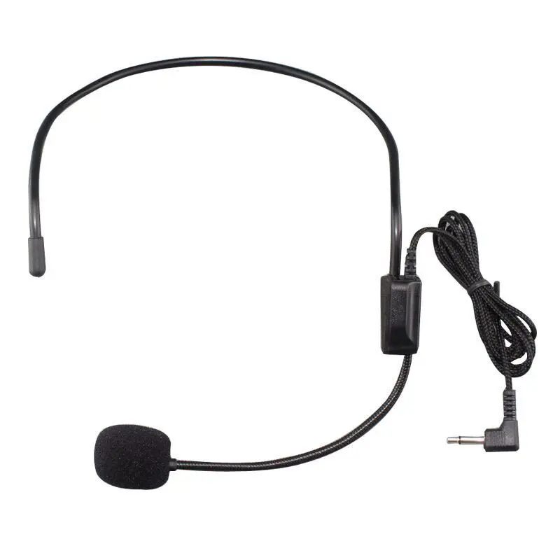 

Hot Sale Portable 3.5MM Wired Microphone Headset Studio Conference Guide Speech Speaker Stand Headphone For Voice Amplifier