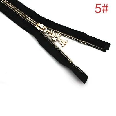 5 шт./лот Лидер продаж Сумки нейлон Золото ползунки zip слайдер Open End Черный Клейкие
