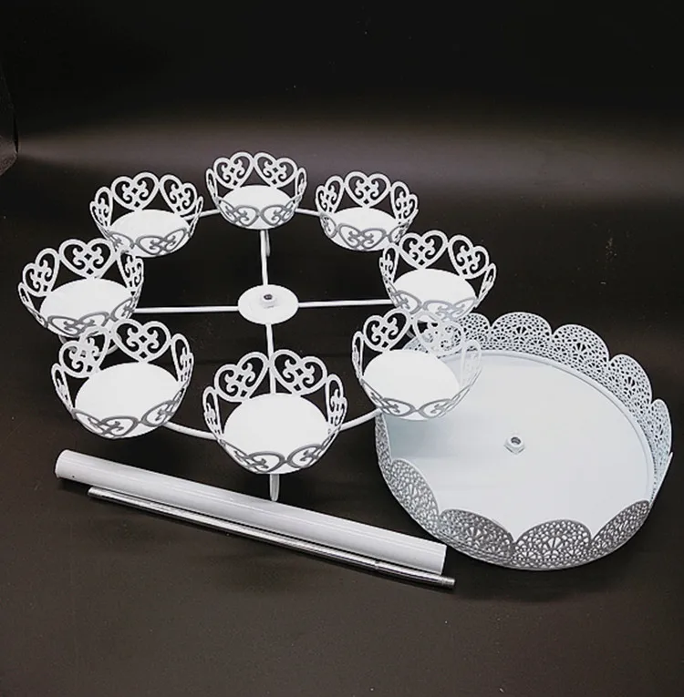 Украшение торта Винтажный кружевной Свадебный кекс подставка для кексов