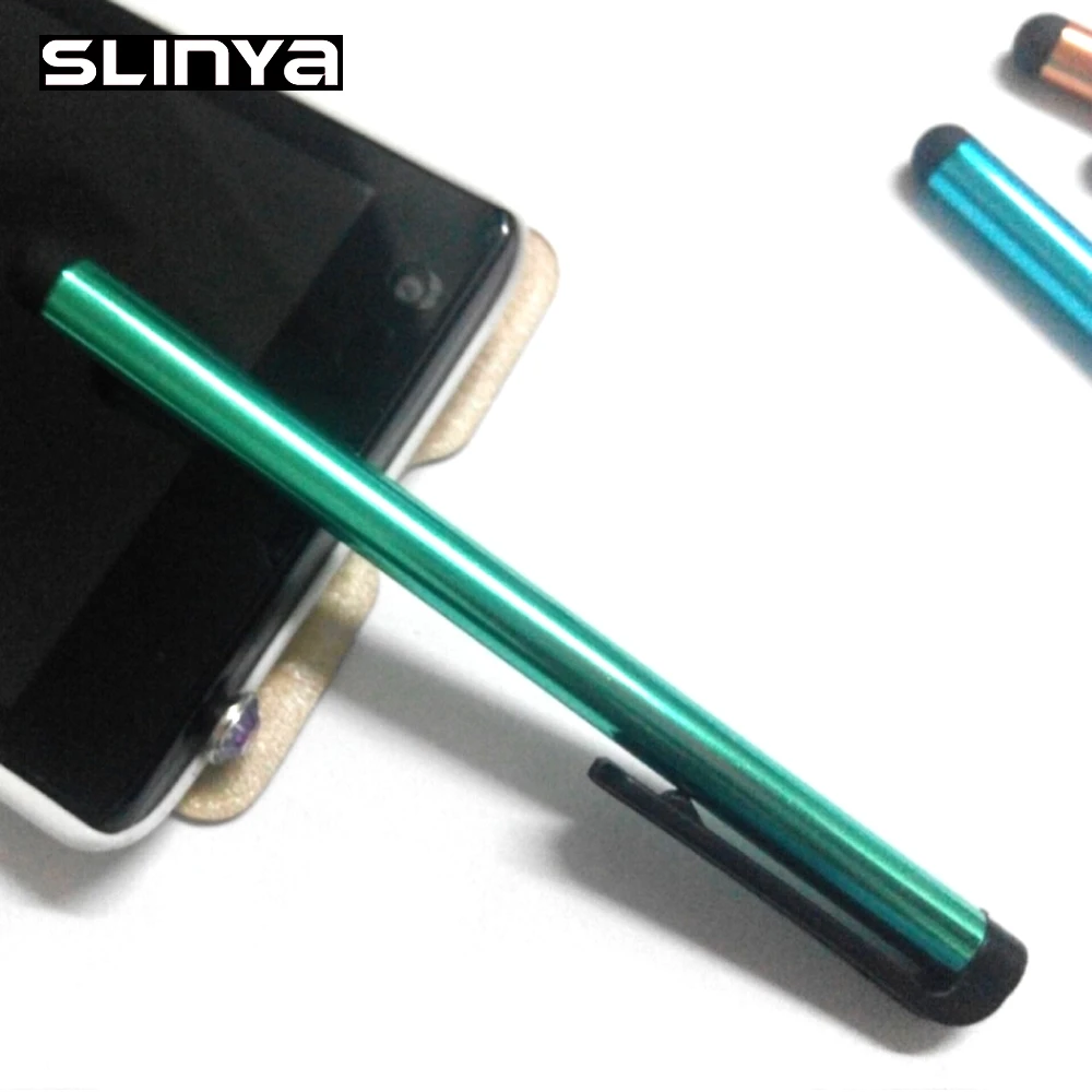 5 шт./лот металлический стилус для iPhone Samsung Huawei емкостный экран мобильный телефон