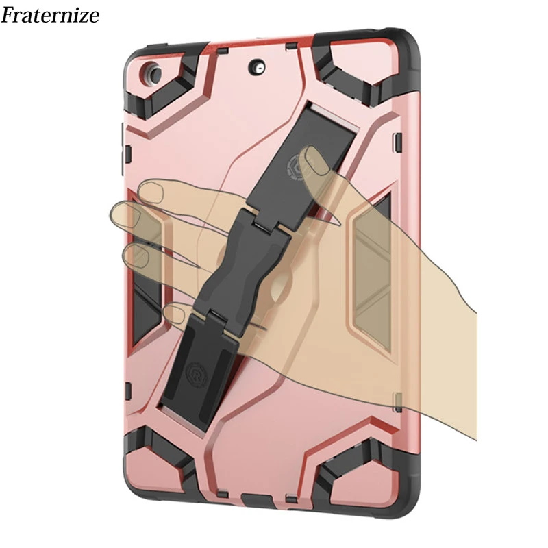 Силиконовый ударопрочный чехол для iPad Mini 4 TPU + PC гибридный защитный с полной