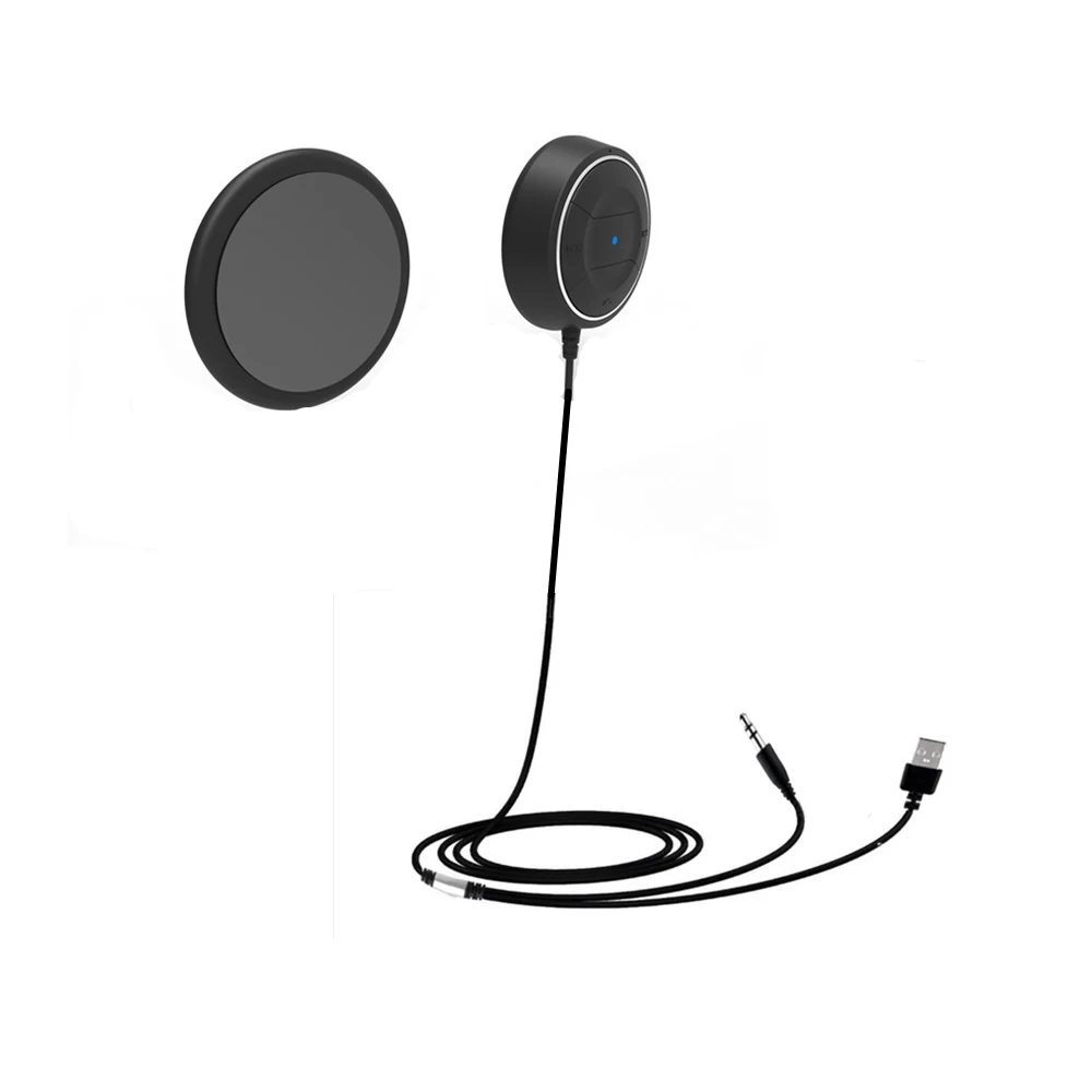 NFC Bluetooth автомобильный комплект 3,5 мм AUX аудио приемник беспроводной Bluetooth 4,0 приемник Handsfree комплекты с микрофоном 3.1A двойной USB Автомобильное зарядное устройство