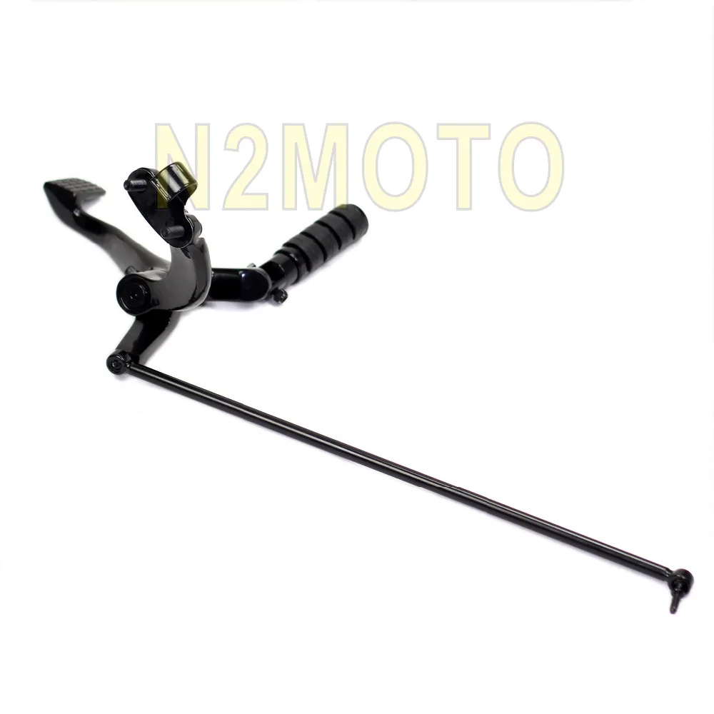 Черный передний контроль полный комплект колышки рычаги связь для 2004-2013 Harley Sportster