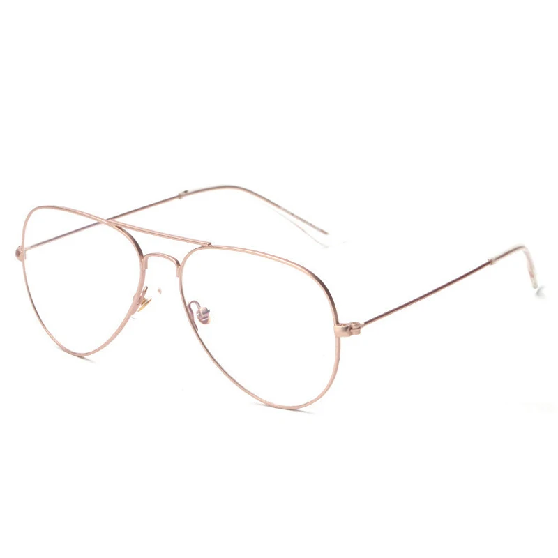 Seemfly Retro Women Men Reading Myopia Eyeglasses Optical Lens Computer Eyeglasses Metal Spectacles Eyewear Oculos-1.0 To-4.0 - Цвет оправы: Gold Myopia 4.0