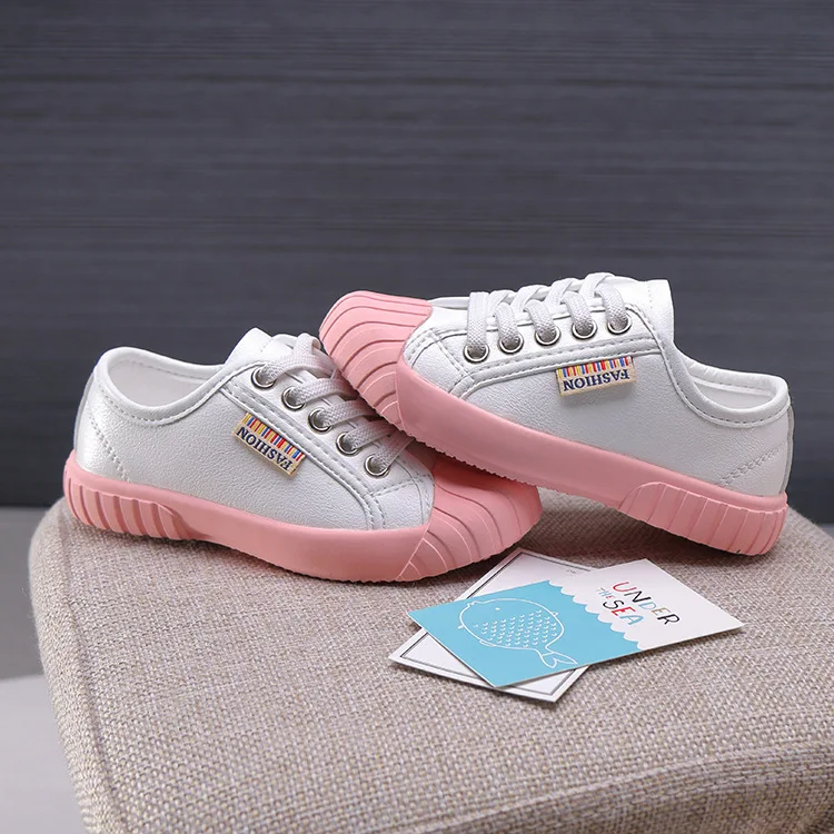 Autumn Kids Casual Sneakers Baby Girls Genuine Leather Shoes Children Mesh Sport Sneakers Toddler Boys Brand Sneakers Trainers