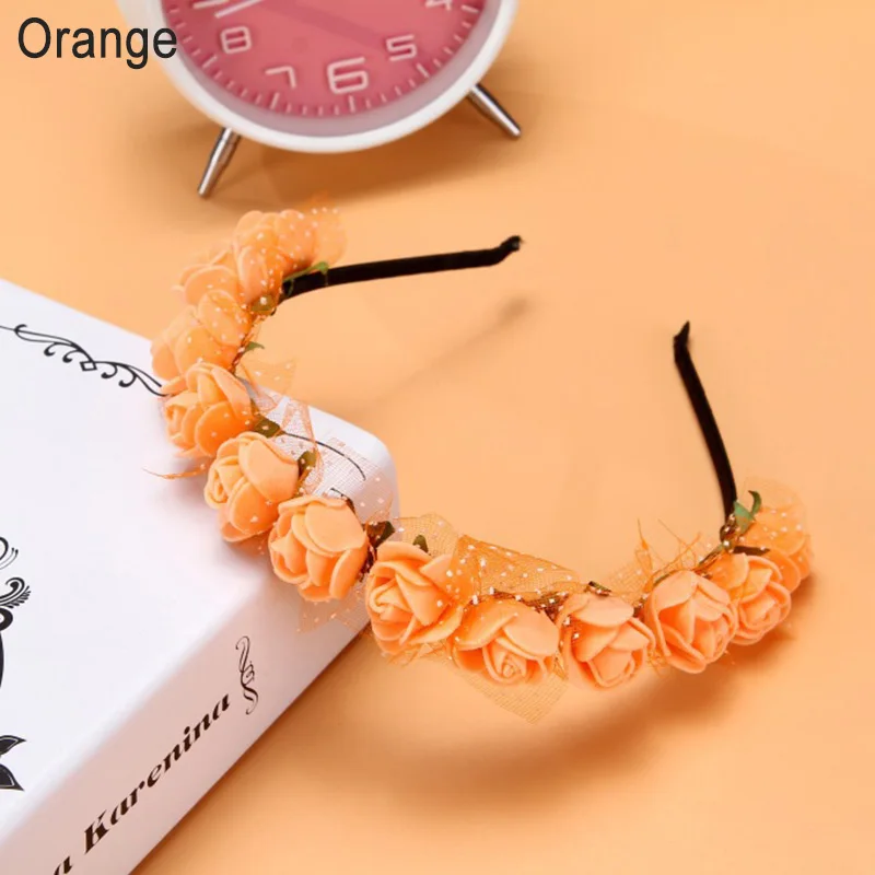 Sweet Candy Color Children Foam Flower Headbands Wreath Flowers Crown Headpiece Hair Accessories CX17 | Украшения и аксессуары