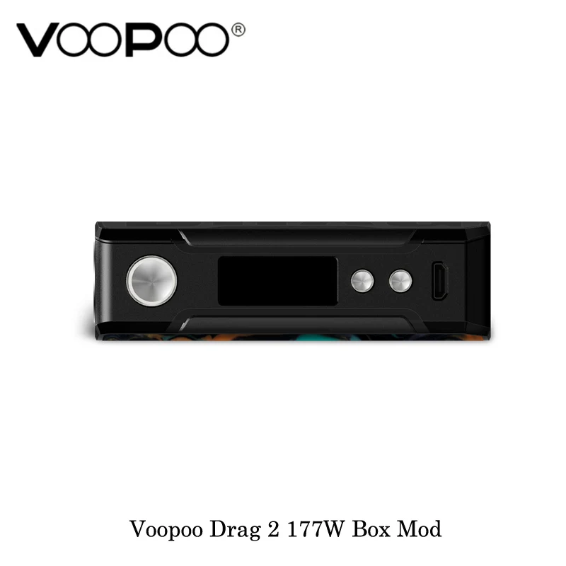 Оригинальный Voopoo Drag 2 177 Вт TC Box Mod GENE. FIT чип Питание от двойной батареи 18650 Vape