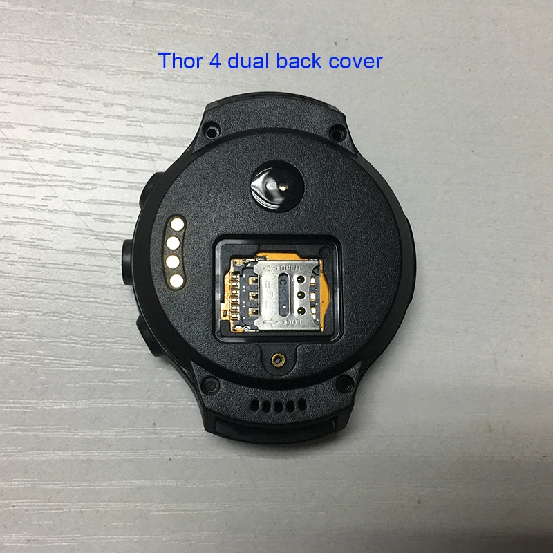 zeblaze thor s 4, двойная Пластиковая Задняя Крышка, thor 4 pro plus, умные часы, запасная задняя крышка, чехол, ремень