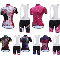 womens cycling jersey short set 2022 summer bicycle clothes mtb skinsuit bike wear cyclist clothing body suit dress sport kit