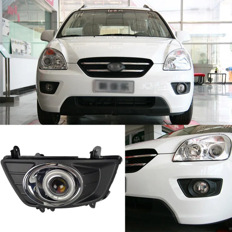 Superb 55 Вт галогенные лампы Ownsun противотуманные фары COB бампер Angel Eye для Kia Carens|angel