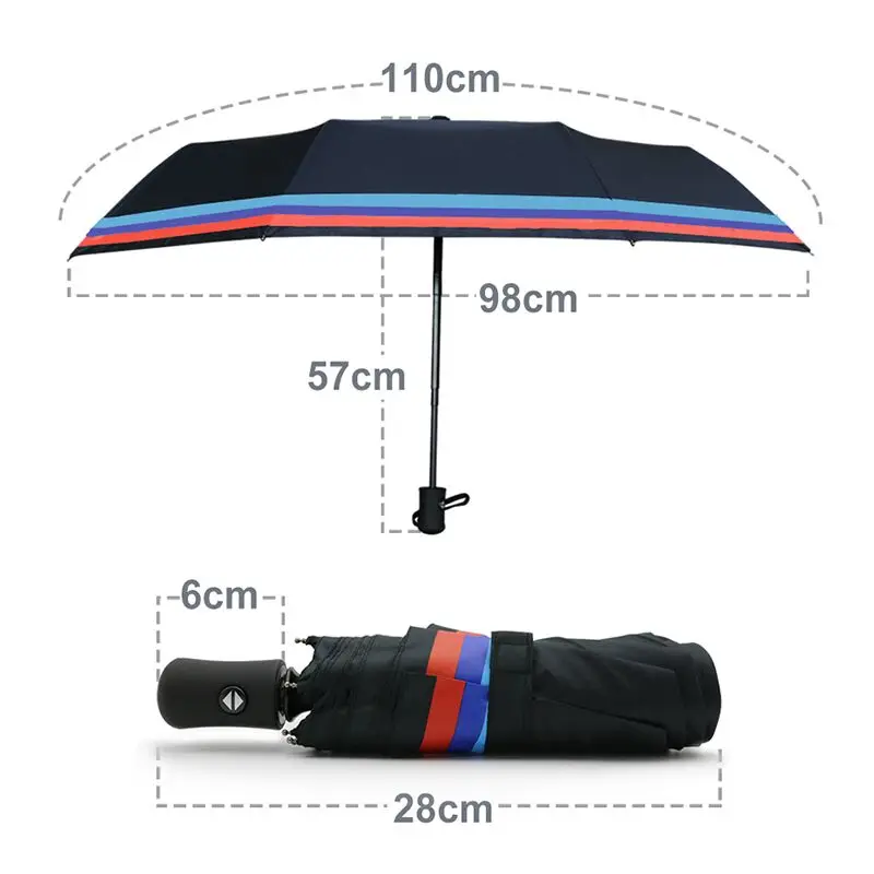 Прочный Расширенный полностью автоматическая Мужские непромокаемые Зонт с