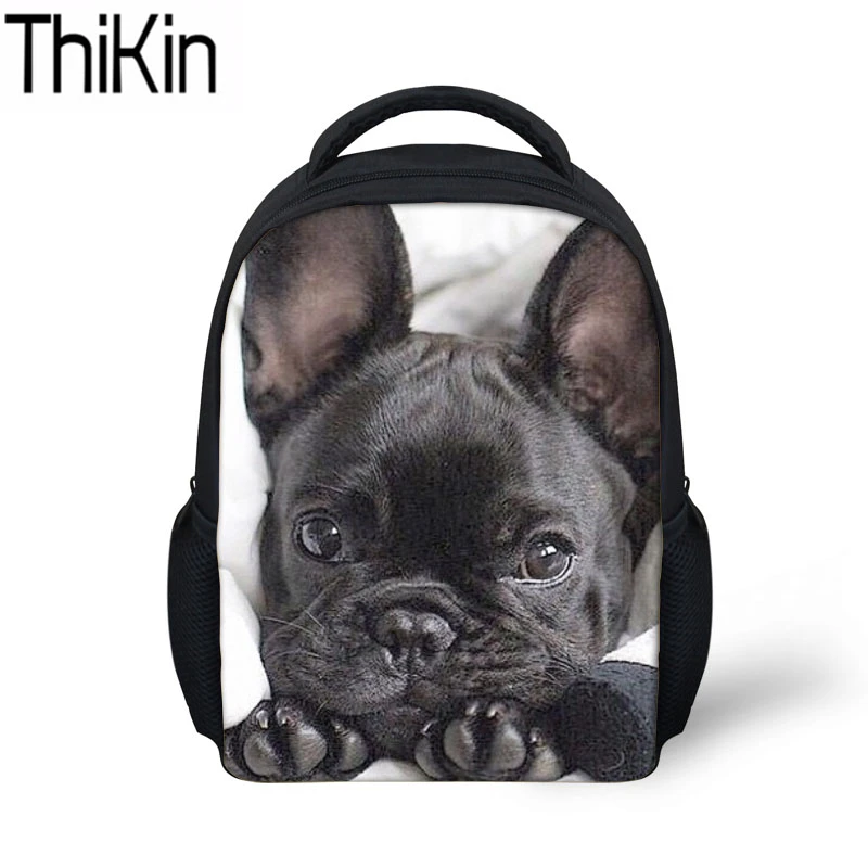 W3085F THIKIN/детские школьные сумки для детей; милый школьный рюкзак с принтом французского бульдога; рюкзаки для девочек в детском саду; сумка на плечо; Bolsa - Цвет: W3085F