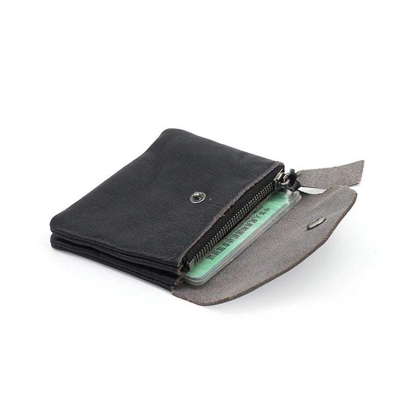 Кошельки для монет модные женские Мини-Кошельки из первого слоя кожи мужские