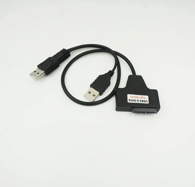 5 шт./лот USB 2 0 в 13 Pin Mini SATA кабель конвертер Slimline для ноутбука оптический привод CD