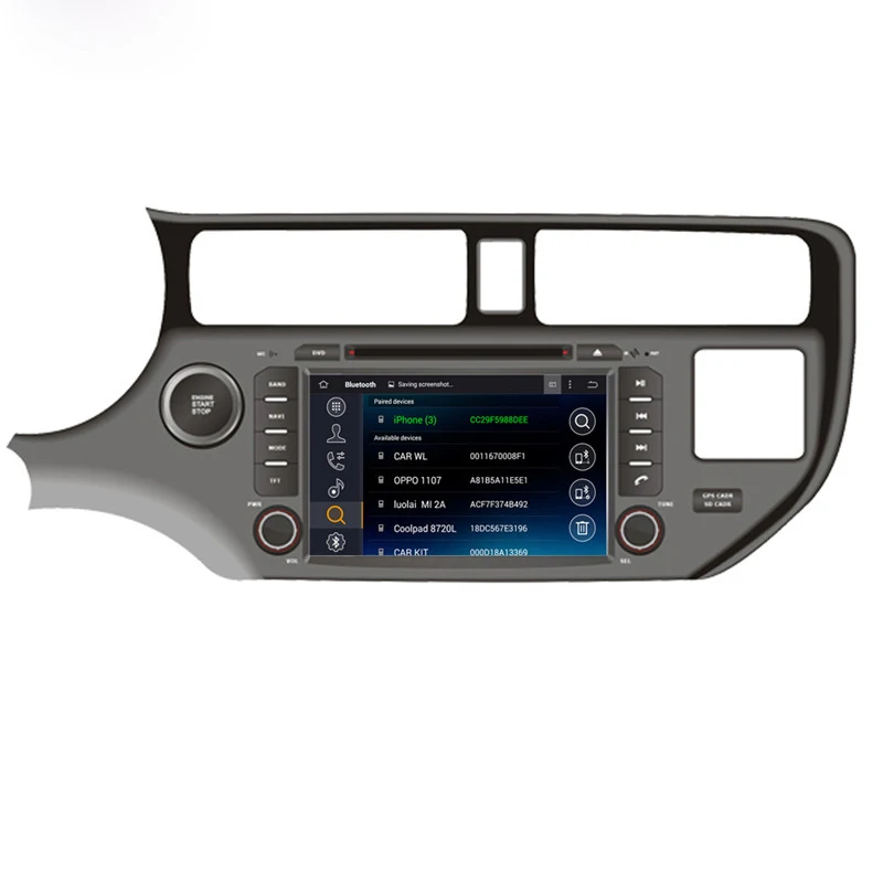 Восьмиядерный IPS экран Android 10 автомобильный DVD GPS Радио Навигация для Kia 2012-2014 Rio все