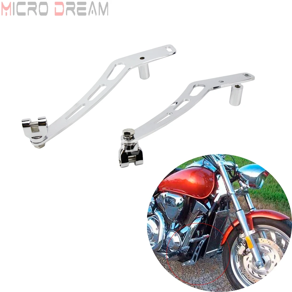 

For Honda VTX1300S VTX1300T VTX1300C VTX 1300 S T C Retro 2003-2009 Motorcycle Cruise Peg Foot Pegs Mount Bracket w/ Adaptor