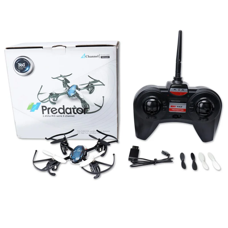 Mini RC Helicopter Drone 2.4Ghz 6-Axis Gyro 4 Channels Quadcopter Good Choice for Training YK017 VS HS107 | Игрушки и хобби