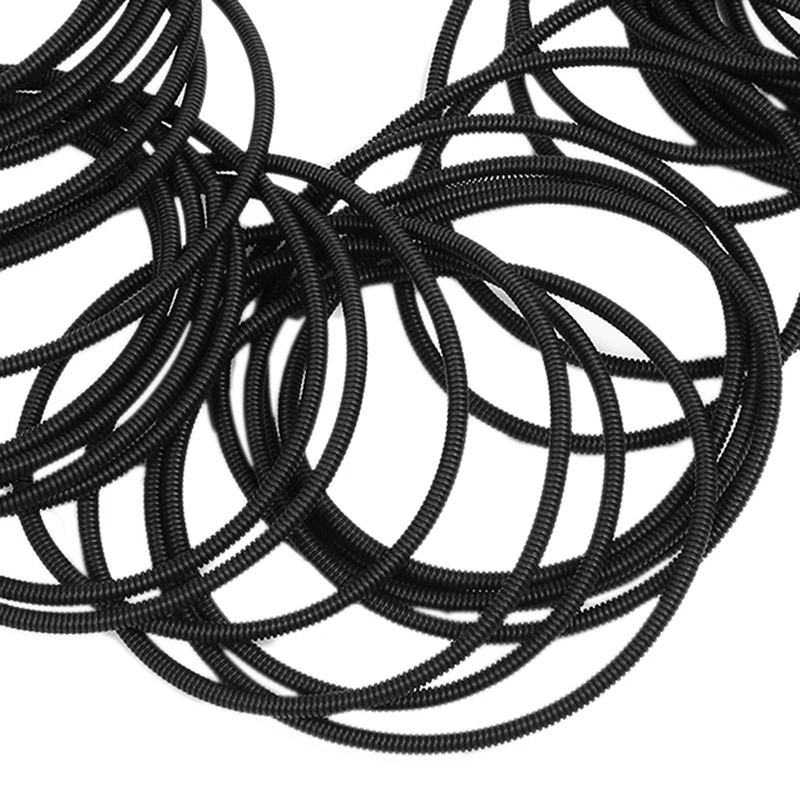 6 мм x 7 Диаметр гибкий гофрированный шланг труба черный 21 м | Обустройство дома