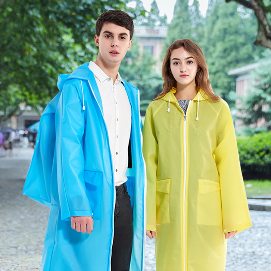 

Long Outdoor Raincoat Adult Plastic For Hiking Men Rain Coat Girls Waterproof Capa De Chuva Fashion Rain Coats Ladies 50YY0027
