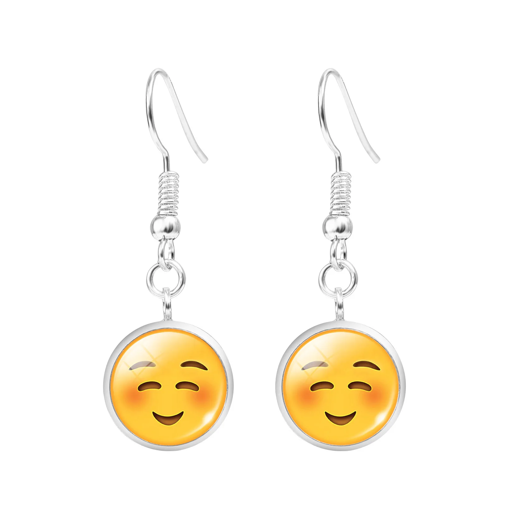 Оппа магазине новый Emoji выражение лица gems кисточкой серьги|Серьги-подвески| |
