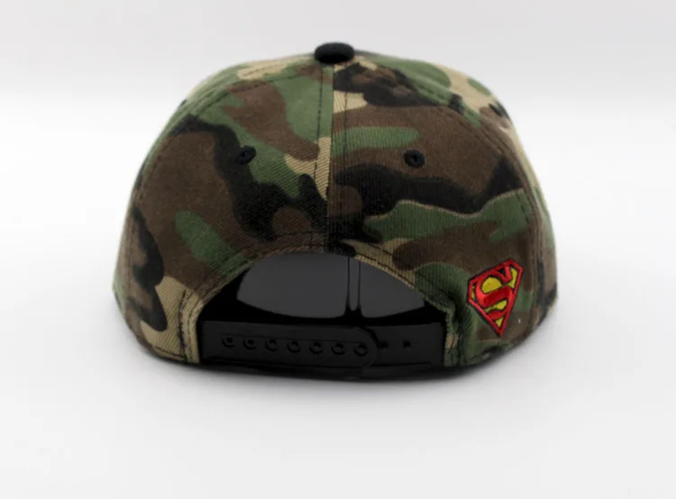 Супермен Бэтмен дети мультфильм девочки Мальчики Хлопок Snapback летняя кепка