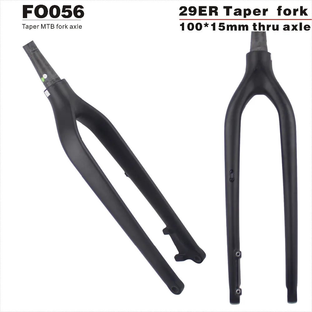 

Full Carbon 29er MTB Fork for Mountain Bikes Fork MTB 29er Fork Carbon- tapered thru axle 15mm fork with axle 1pcs