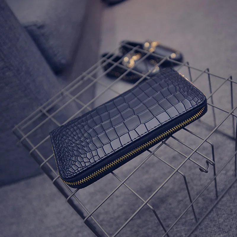 Новая мода камень Для женщин Женские Кошельки черный Цвет 6 цветов из