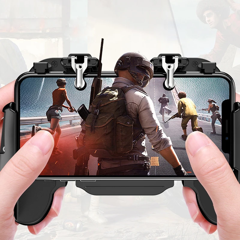 2019 L1R1 PUBG мобильный контроллер геймпад для iOS Android джойстик охлаждающий вентилятор