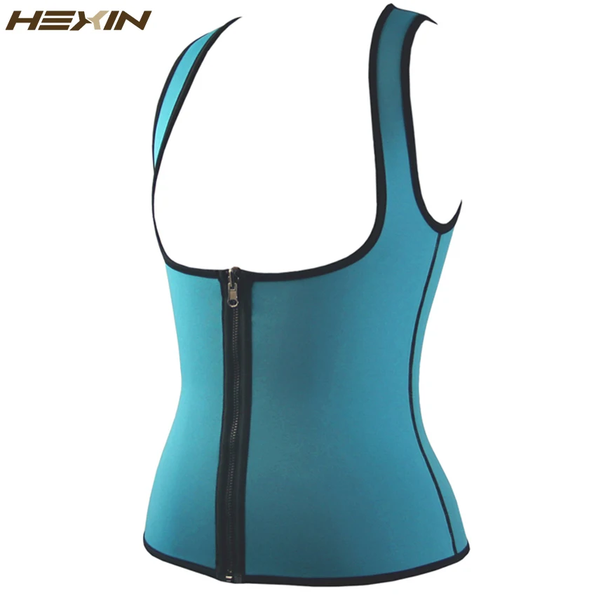 Тренажер для талии HEXIN неопреновый на молнии латексный жилет формирователь тела