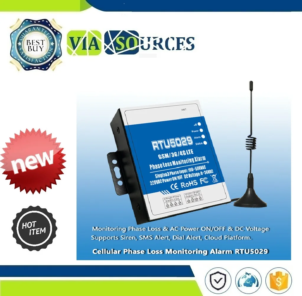 RTU5029 Беспроводная GSM 3g 4G LTE сигнализация для мониторинга потери фаз высокое-низкое