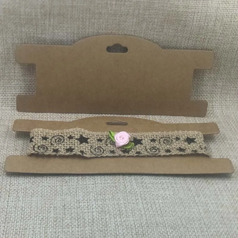 ZerongE ювелирные изделия DIY крафт чокер ожерелье дисплей карты 3x7 ''белый/черный