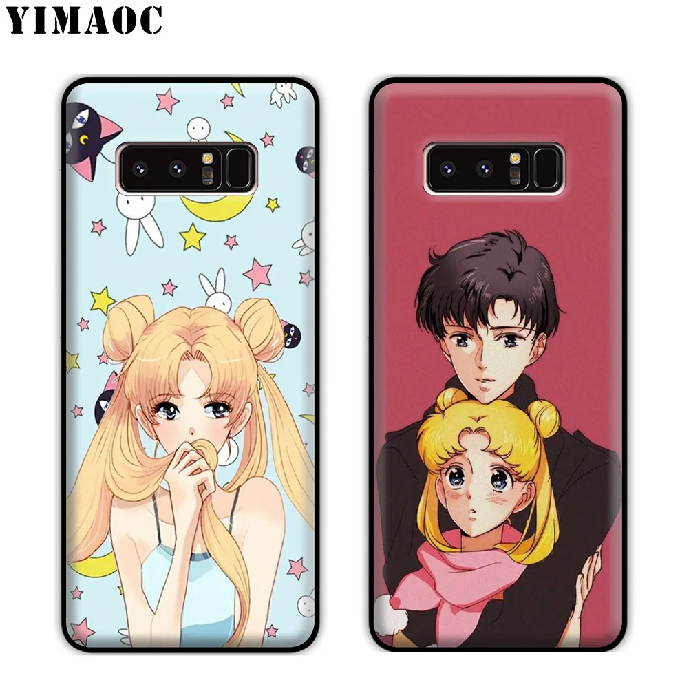 YIMAOC Сейлор Мун Аниме Мягкий силиконовый чехол для samsung Galaxy S10 S10e S9 S8 Plus S7 S6 Edge J6 |